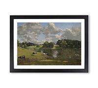 John Constable Wivenhoe Park Framed Print | A2 Oak Framed Wall Art | Ready to Hang | Modern Nature Picture | Living Room Bedroom Lounge Office