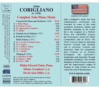 Philip Edward Fischer; Albany Symphony; David Alan Miller - John Corigliano: Complete Solo Piano Music