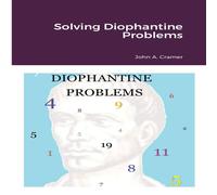 John Cramer Solving Diophantine Problems Paperback Book John Cramer Multicolor