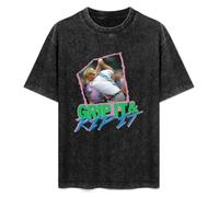 John Daly Grip It and It Unisex T-Shirt Graphic Top Printed Tee Mens Black Shirt M