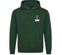 John Daly Hooters Golf Icon Frame Men's Hoodie - Bottle Green / 5XL
