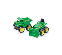 John Deere 35874 Dump Truck & Tractor, 2 Pack