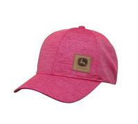 John Deere 6 Panel Cap Space Dye-Medium Pink-Os