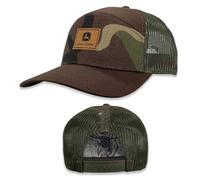 John Deere Baseball Cap Trucker Hat 13083327Ca Baseball Cap Trucker Hat Sueded Patch Camo, Camo, One size