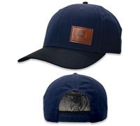 John Deere Baseball Cap Trucker Hat 13083330Nv Baseball Cap Trucker Hat Trademark Faux Leather Patch Navy, Navy, One size