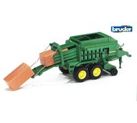 John Deere Big Balepress Baler - Bruder 02017 Scale 1:16 NEW