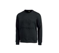 John Deere Black Jumper Sweatshirt Embossed Logo MCL2022070