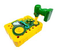 Build-A-Buddy Sensory Activity Board - Includes Toy Drill for Take Apart Play - Interactive Farm Toys for Toddler Activities - Fine Motor Toys for Kids Ages 18 Months and Up