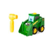 John Deere Build-A-Buddy Skid Steer Playset, 13-Piece Take-Apart Toy with Ratchet Tool, Push-Along Wheels, Working Scoop for Fine Motor & Imaginative Play, Toddler Construction Toy 18+ Months