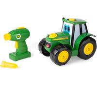 John Deere Build A Johnny Tractor, 16 Piece Building Farm Toy Car, Tractor...