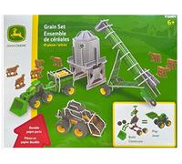 John Deere Buildable Grain Set 63 Sturdy Pieces Auger, Tractor, Skisteer