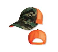 John Deere Camouflage Mesh Back Cap Hi-Vis Orange - MC13080880CA
