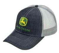 John Deere Charcoal Demin Adult Mesh Back Cap Baseball Hat MC13080422CH
