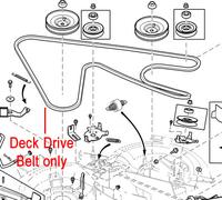 John Deere Deck Drive Belt GX25209
