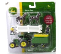 John Deere ERTL Mini 10 Piece Farm Set