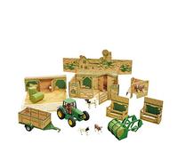Britains Farm in a Box Playset, Collectable Farm Set Toy for Children, Farm Toy Set with Tractor, Animals and Accessories, 1:32 Toy Tractor Suitable for Children Aged 3 Years an older