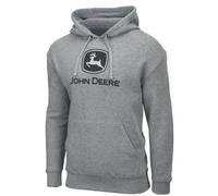John Deere Hooded Sweatshirt Grey Size Xl
