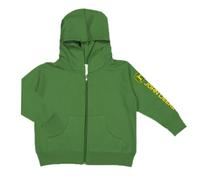 JOHN DEERE Infant Front Zip Hooded Jacket with Sleeve Logo (18 Months)