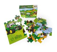John Deere Kids’ Floor Puzzle - Extra Large 3’ x 2’ Puzzle with 36 Pieces, Puzzle Game for Children, Family Night Games, Educational Game for Boys and Girls, Suitable for Kids Aged 3+