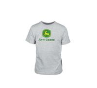 John Deere Kids T-Shirt Oxford Grey 6-9 Years