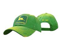John Deere Men's Vintage Logo Cap Baseball, Green, One Size