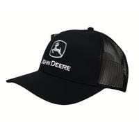 John Deere Men's Black w/White Logo Embro Cap/Hat - LP86109