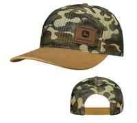 John Deere Mens Camo Print Cotton Twill Trucker Mesh Back