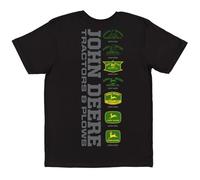 John Deere Vintage Logo T-Shirts Black - Sizes S - XXL