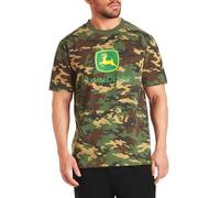 John Deere Men's Short Sleeve Crew Neck Camouflage Graphic T-Shirt