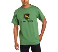 John Deere Men's Trademark Logo Core Short Sleeve Tee T-Shirt, Green, XX-Large