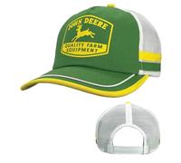 John Deere Mens Trucker Hat, Green, One Size