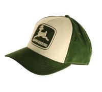 John Deere Men'sTrademark Chain Stitch Olive Trucker Hat, One Size, Olive, One size