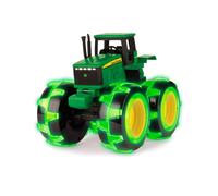 John Deere Monster Treads Lightning Wheels - Light-Up Preschool Toy Vehicle - Suitable from 3 years+
