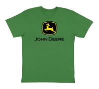 John Deere NCAA Mens Trademark Logo Core Short Sleeve Tee, Green, XL