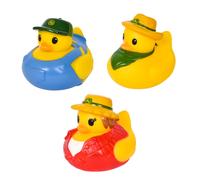 John Deere Rubber Duck - Collectible Farm Duckies in Assorted Cowboy & Farmer Inspired Styles - 3 Pack