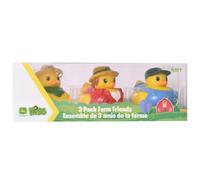 John Deere Rubber Duck - Collectible Farm Duckies in Assorted Cowboy & Farmer Inspired Styles - 3 Pack
