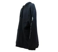 John Deere Solid Hoodie with Logo on Sleeve Black