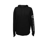 John Deere Solid Hoodie with Logo on Sleeve Black