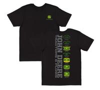 JOHN DEERE T-Shirt Logo Timeline Black, black, 3XL