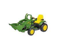 John Deere Tractor C/w Ground Loader Childrens Battery Powered