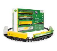 John Deere Train Set 28 Piece Locomotive Railway Playset Toy Vehicle