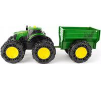 John Deere traktor Monster Treads z przyczepą TOMY Tomy
