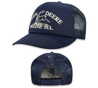 John Deere Vintage Trademark Print Trucker Hat Navy, One Size, Navy, One Size
