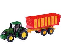 John Deere with Silage Trailer