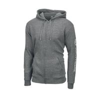 John Deere Zip Fleece Hoodie Grey Size M