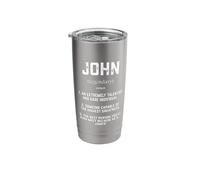 John Definition Funny Talented Great Cosplay for Johnny Stainless Steel Insulated Tumbler