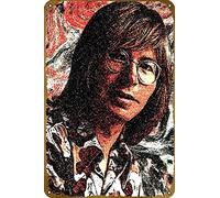 John Denver Abstract Music Poster Retro Metal Tin Vintage Sign 12 X 8 Inch Bar Club Man Cave Room Wall Decor