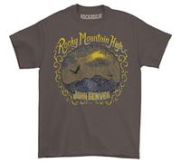 John Denver Men's Rocky Mountain High T-Shirt X-Large Charcoal