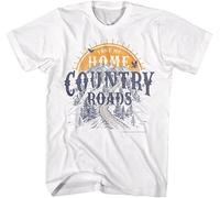 John Denver Take Me Home Country Roads Sketch Mens Short Sleeve T Shirts Folk Vintage Style Graphic Tees Hemden(XX-Large)