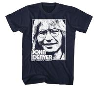 John Denver Windsong Men's T Shirt Navy Blue